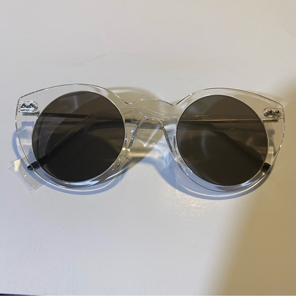 Spitfire Super Symmetry Cat 3 sunglasses clear/mirrored lens NWOT see pics - Picture 4 of 9